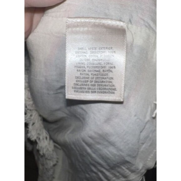 Holding Horses Dress Womens 6 Anthropologie Striped Fringe tiered Western boho - Picture 7 of 11